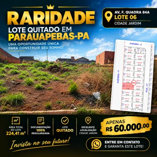 ? RARIDADE LOTE QUITADO COM BOA LOCALIZAÇÃO E PREÇO ?