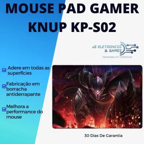 Mouse Pad Gamer knup kp-s02 - Lacrado