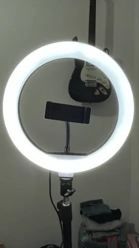 Kit Ring Light Completo - Estado de Novo + Mini Tripé de Brinde
