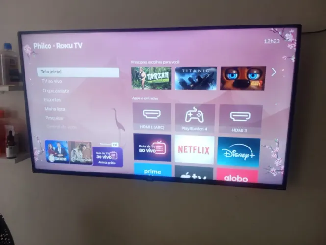 Smart TV 43 Polegadas Philips Sistema Roku