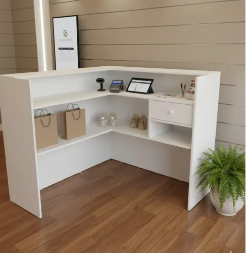 Balcão para atendimento em mdf 