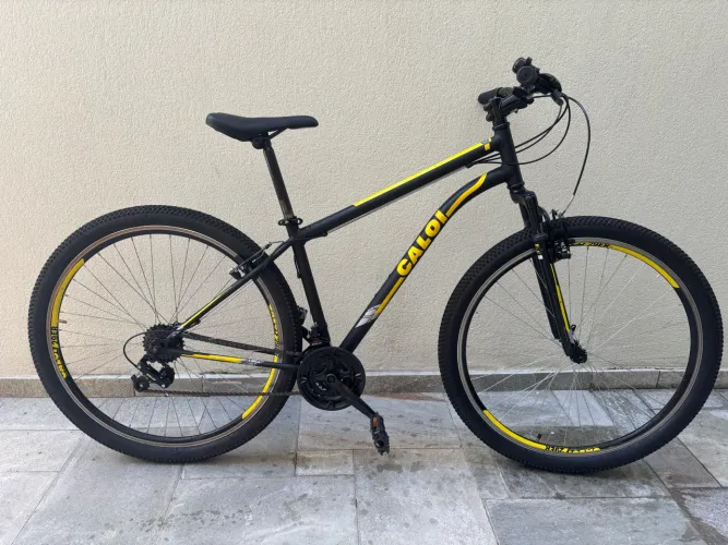 Bicicleta Caloi Velox Aro 29 21 Marchas Cor Preto/Amarelo + Cadeado de aço BRINDE!