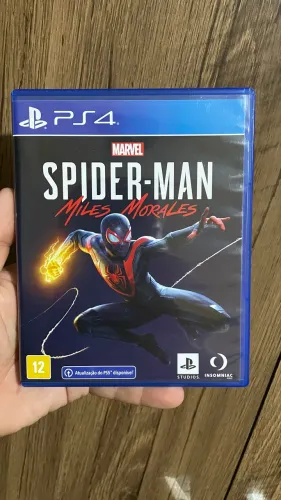 Jogo Ps4 Spider Man Miles Apenas Deslacrado 