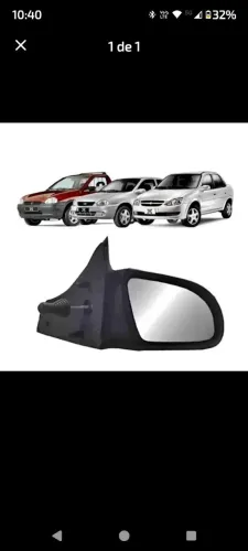 RETROVISOR DIREITO DO CORSA / CELTA / CLASSIC LADO PASSAGEIRO