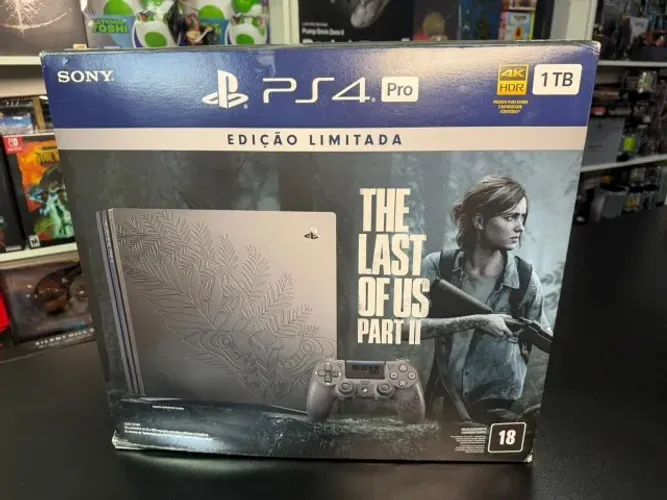 Sony PlayStation 4 Pro 1TB The Last of Us Part II Limited Edition - Grafite 