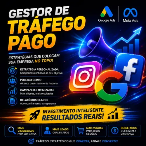 Gestor de Tráfego para Empresas | Google Ads & Meta Ads