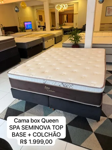 Cama Box Queen SPA SEMINOVA - ENTREGO