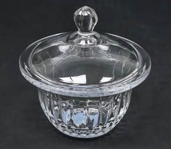 Açucareiro de vidro diamonds