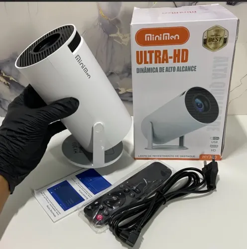 ENTREGA GRÁTIS - PROJETOR LED SMART 4K