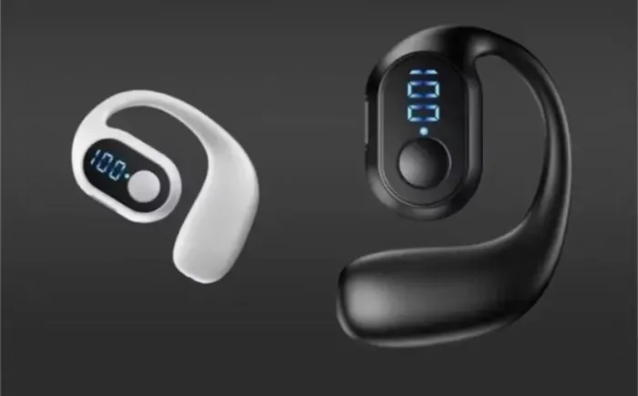 Fone de Ouvido Sem Fio Bluetooth 5.3- orelha lado esquerdo 