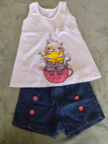 Conjuntos e vestidos infantil bebe menina