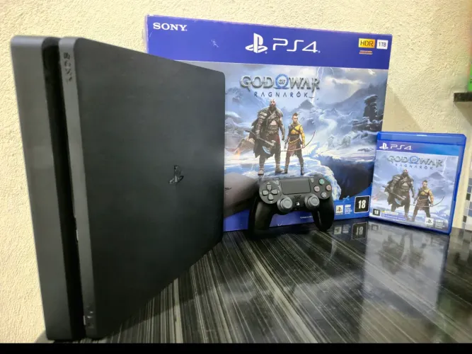 Ps4 slim Ragnarock 1 terabyte (Garantia)