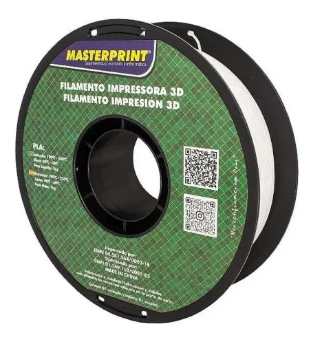 Filamento PETG branco Masterprint 1 kg 
