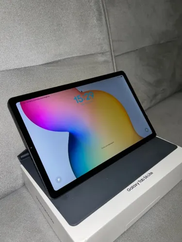 Samsung Galaxy Tab S6 Lite 64GB Cinza + S Pen Original + Capa + Teclado e Mouse