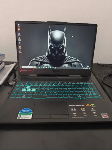 Notebook Gamer ASUS TUF Gaming A15, AMD RYZEN 7, RTX 3050, 8GB RAM, 512GB SSD, Graphite Bl