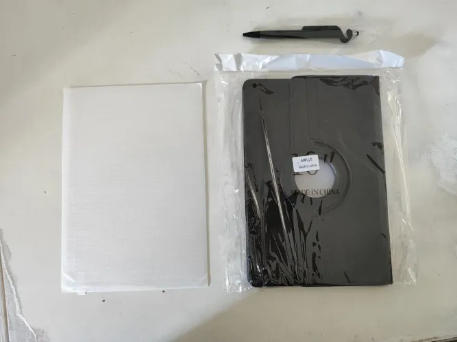 1x kit capa + película + caneta para tablet A9+