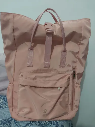Mochila Le Postiche rosê nunca usada