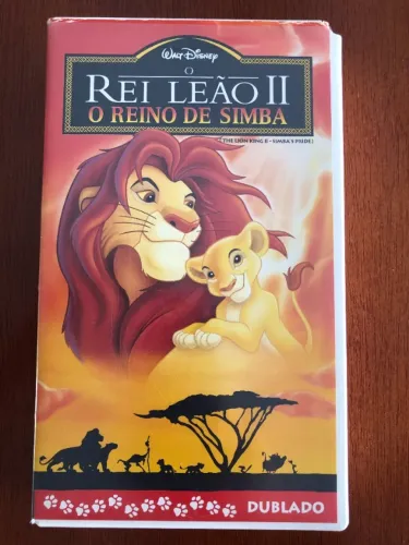 O Rei Leão ||: Reino De Simba Disney - fita vhs