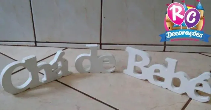 LETRAS Cha de bebê