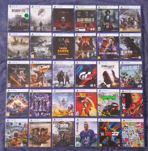 Jogos Playstation 5 Novos e Lacrados - Valores Variados na descrição do anúncio