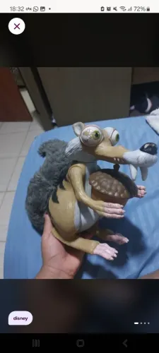 Boneco scrat a era do gelo original 