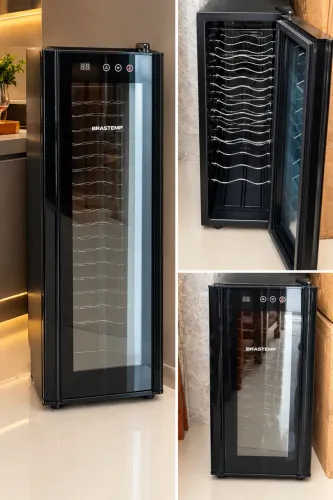 Adega Climatizada Brastemp All Black - 12 Garrafas (Painel Touch)