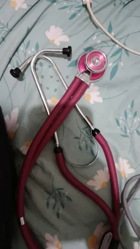Kit Saúde (Estetoscópio, esfigmomanômetro, Oxímetro e Ligas para exercícios)