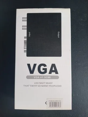 Conversor VGA/HDMI HDMI/VGA Novo na Caixa, apenas 50,00