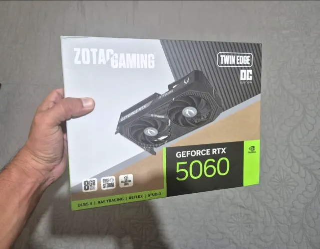Placa de vídeo NVIDIA RTX GeForce 5060 8GB Zotac LACRADA! Entregas para RN em até 1 dia.