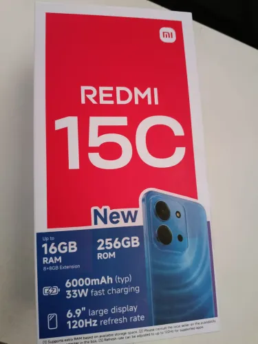 Redmi 15 C Novo 256GB