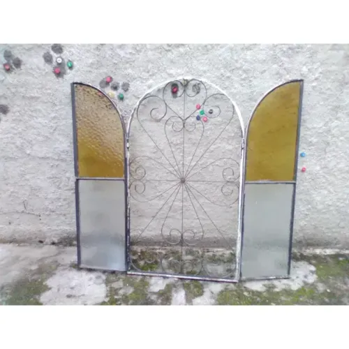 vitro janela demolição ferro maciço