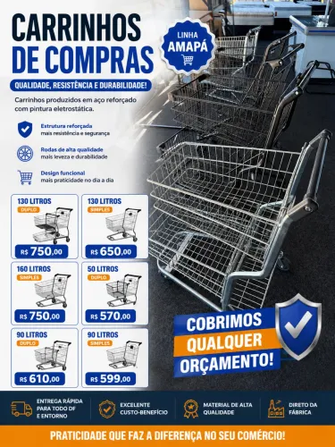 Carrinho de compras Amapá