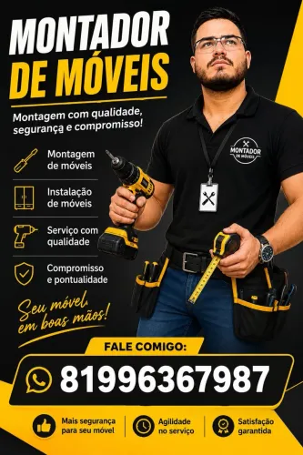 Montador de móveis novos e usados