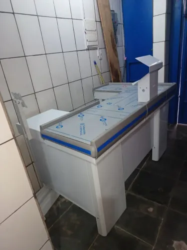 Balcão empacotador de caixa