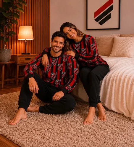 Pijama casal TIMES quentinho