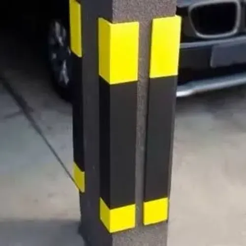 Protetor coluna Garagem 75x 10mm. Aplicaçao cola de contato, perfeito em superfície aspera