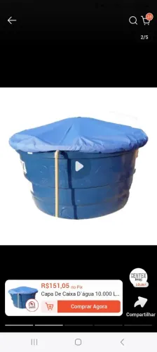 Vendo Caixa d'Água 10.000L - Excelente Oportunida de