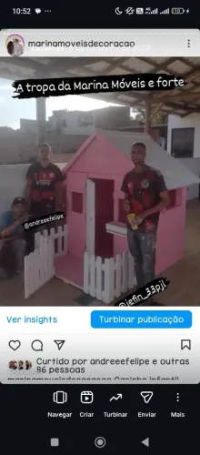 Casinha infantil de madeira