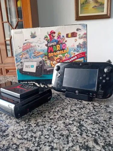 WII U Black completo, desbloqueado, com HD de 500gb lotado de jogos