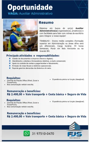 Auxiliar Administrativo