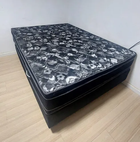 CAMA BOX CASAL MOLAS ENSACADAS - NOVA / ENTREGAMOS 