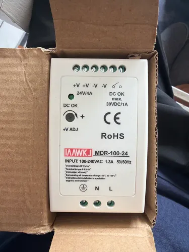 Fonte Chaveada 24V 4A 100W Trilho DIN Nova