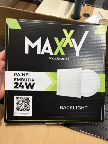 Kit 18 Painel Led Plafon Alumínio Embutir