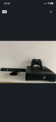 Xbox 360 com controle com Kinect e GTA 5