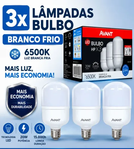 Lâmpadas Bulbo 3x