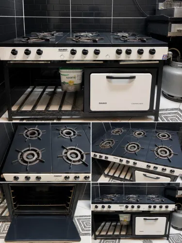 ? FOGÃO INDUSTRIAL DAKO 6 BOCAS + FORNO ?