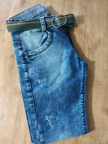 Calça jeans masculina infantil 