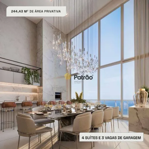 Cobertura Sonara Club com 4 suítes à venda, 244 m² por R$ 3.725.000 - Centro - Itapema/SC