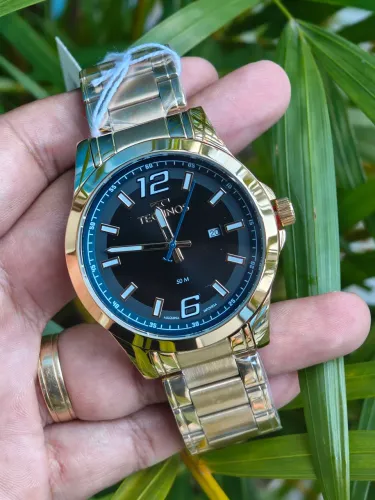 Relógio Technos Racer Dourado 2115TWO/1P (NOVO)