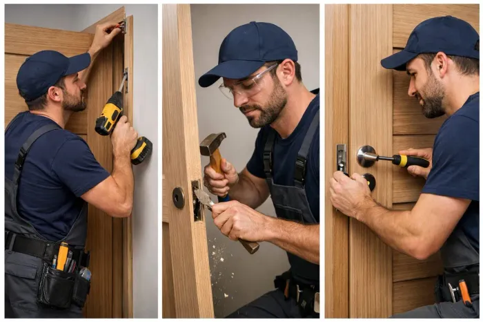 Instalação de portas profissional rápido e com o acabamento perfeito